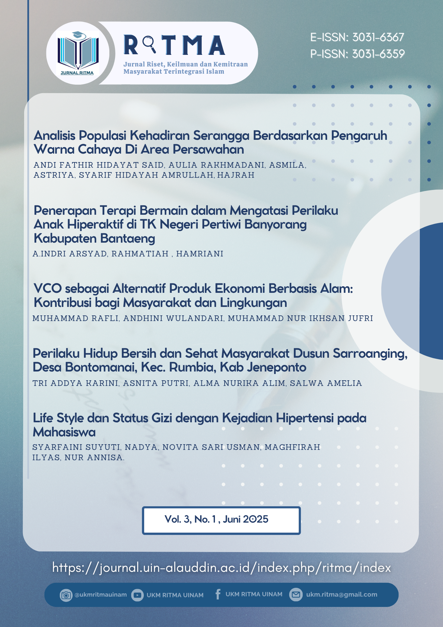 Lihat Volume 3, Number 1, January- June 2025