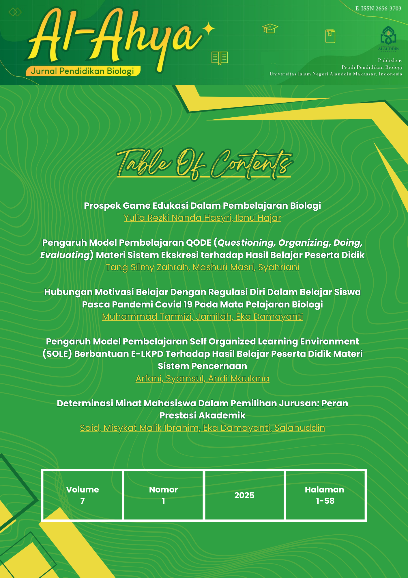 					View Vol. 7 No. 1 (2025): Januari
				